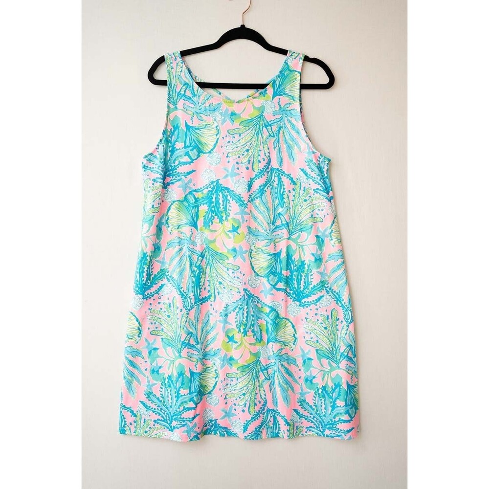 Lilly Pulitzer Kirsten Dress Mandevilla Baby Hip Nautic L resort cruise beach - Picture 2 of 7